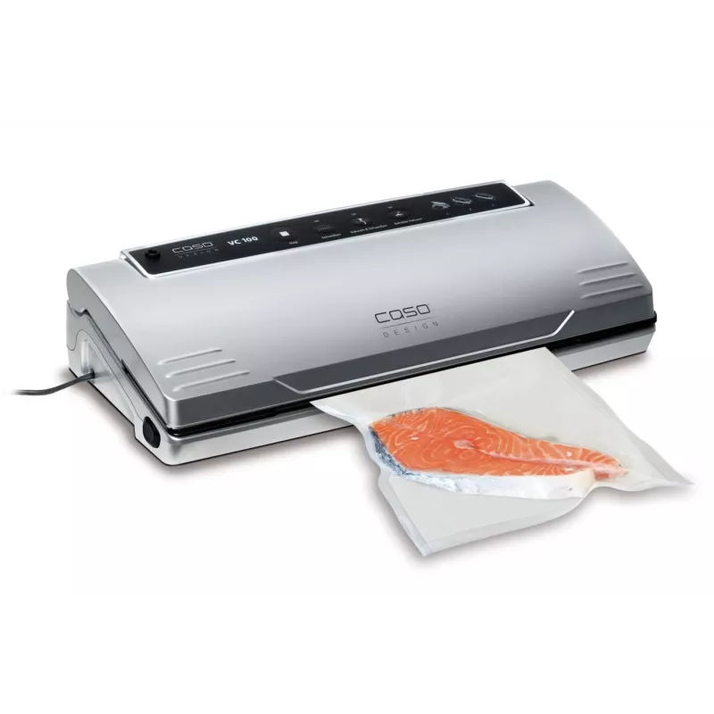 Caso | Envasadora al vacío de barra | VC 100 | Potencia 120 W | Control de temperatura | Plata