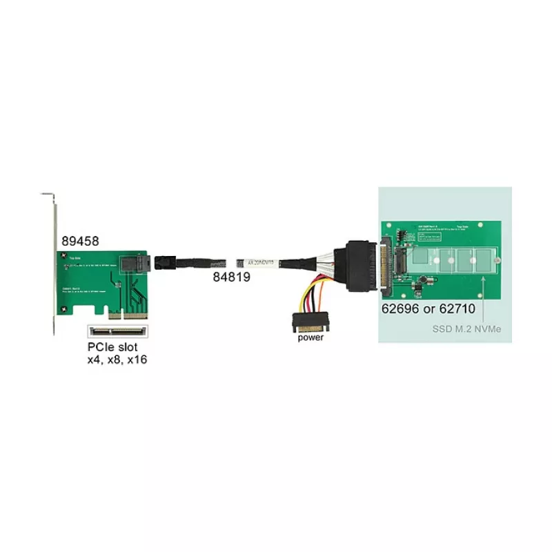 Adaptador M.2 interno DeLOCK 62696