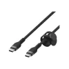 Belkin BOOSTCHARGE PRO Flex Cable USB 1 m USB 2.0 USB C negro (CAB011BT1MBK)