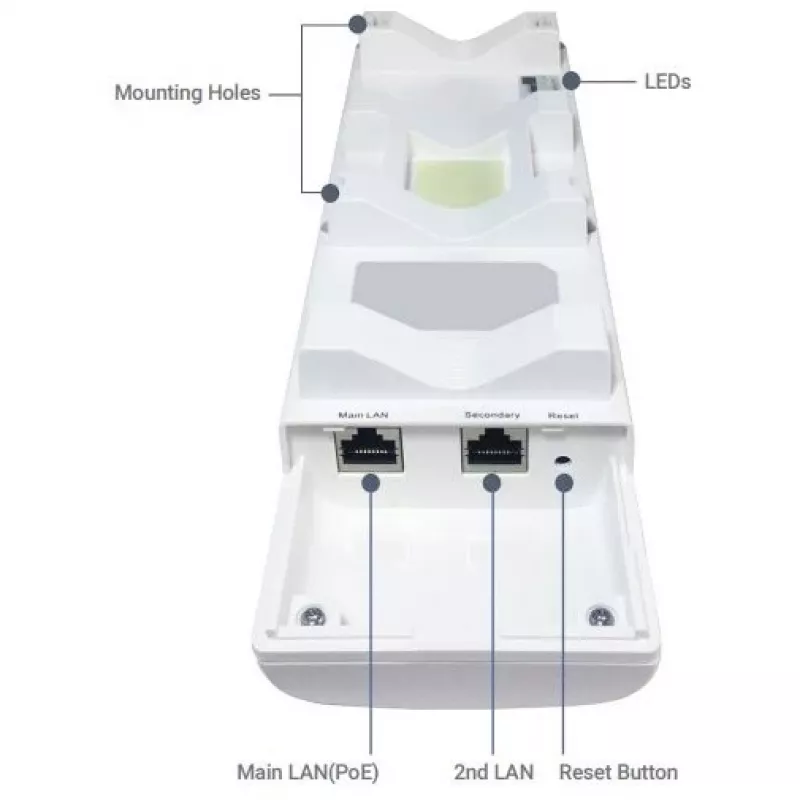 Punto de acceso exterior ALLNET ALL-WB100AXF-1200 WiFi6 AX1200