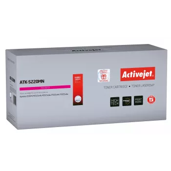 Tóner Activejet ATK-5220MN (sustituto de Kyocera TK-5220M; Supreme; 1200 páginas; magenta)
