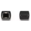 Adaptador USB 2.0 DeLOCK conector hembra USB Type-C a conector macho Type-B 65839