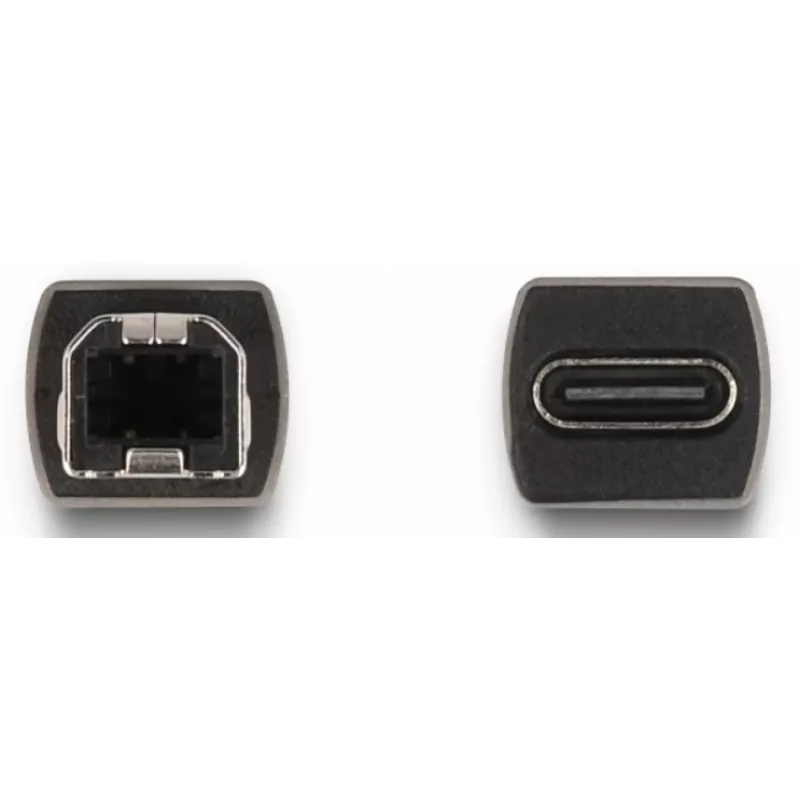 Adaptador USB 2.0 DeLOCK conector hembra USB Type-C a conector macho Type-B 65839
