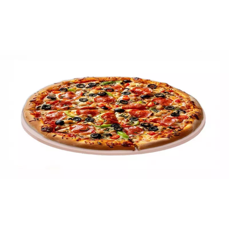 Piedra para pizza Smile SKP-2, piedra de cerámica redonda, Ø330 mm, grosor 11 mm, apta para horno