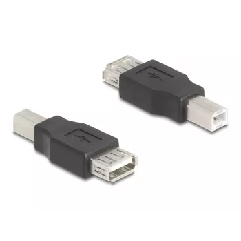 Adaptador de cable DeLOCK 67199 USB Type-B a Type-A negro