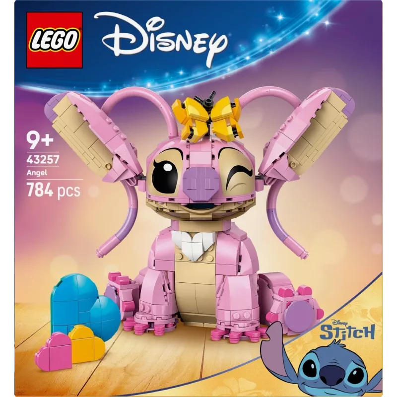 LEGO Disney Sammel-Minimodell Andzia Angel 43257 — 784 piezas, 250 mm de altura, para niños a partir de 9 años