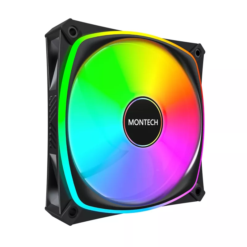 MONTECH RX120 PRO negro ventilador para caja 120mm ARGB