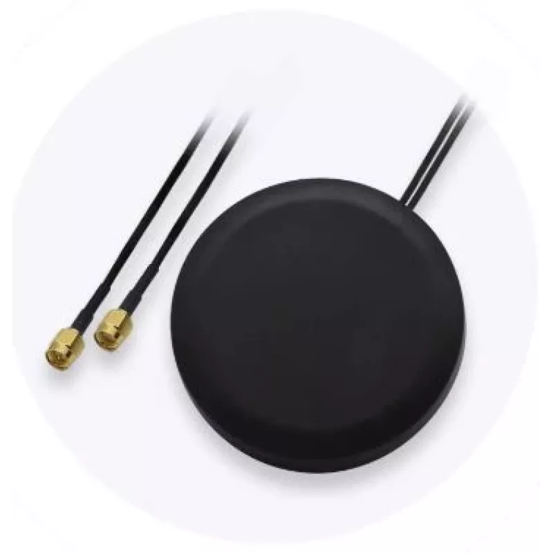Antena LTE Teltonika 003R-00252, montaje en techo con conectores SMA, COMBO MIMO