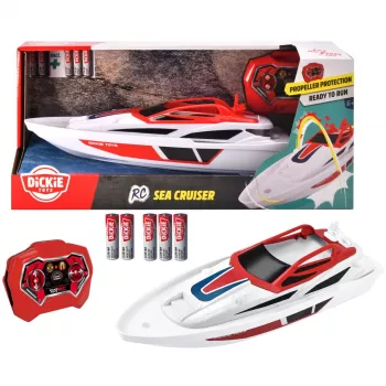 Lancha RC Dickie Sea Cruiser 2.4 GHz RTR lancha radiocontrol, modelo listo para usar