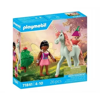 PLAYMOBIL 71841 Magic Unicorns unicornio coleccionable Himmelsrose con hada