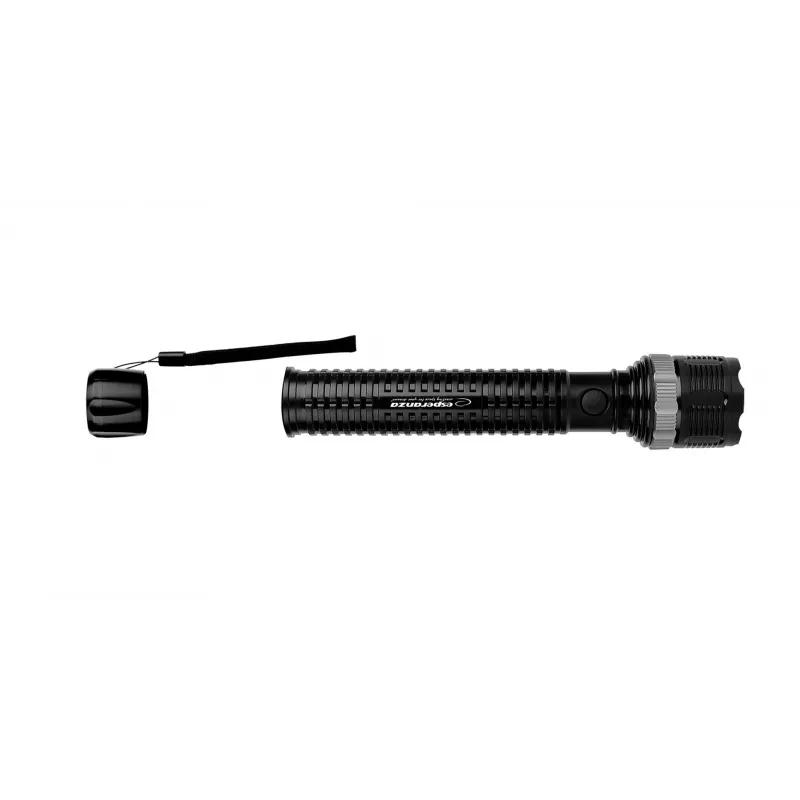 Linterna de mano Esperanza Epione XL LED 1.2W 100 lm 100 m negra, a pilas R20 (3)