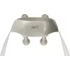 SKG H7 Ultra – Cabezales de masaje grises, masaje combinado, masaje por compresión, masaje amasador, masaje por vibración, cuello, hombros, Gris, Plástico, Botones, Batería