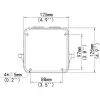 Soporte de pared ALLNET ALL-CAM2495-LVEFN con caja de conexiones — soporte de pared exterior para ALL-CAM2495-LVEFN