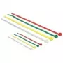 Bridas DeLOCK 18628 nailon verde rojo transparente amarillo 200 uds.