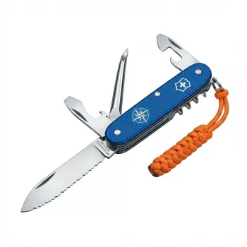 Cuchillo Victorinox Skipper Pro V-0.85 03.2MW azul – Cuchillo de botas/uso general Victorinox Skipper Pro, mango azul