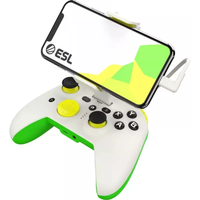 Mando RiotPWR RP1925ESL USB Type-C con cable verde blanco amarillo