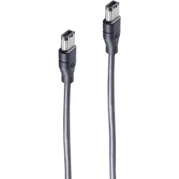 Cable FireWire ShiverPeaks BS77205 5 m 6 pines negro
