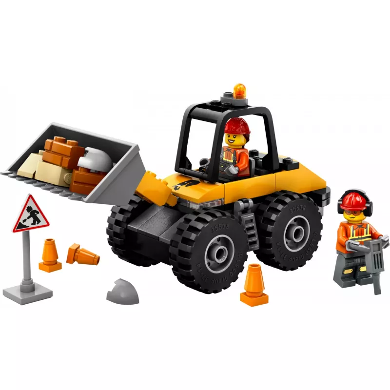 LEGO City 60450 Cargadora de ruedas amarilla