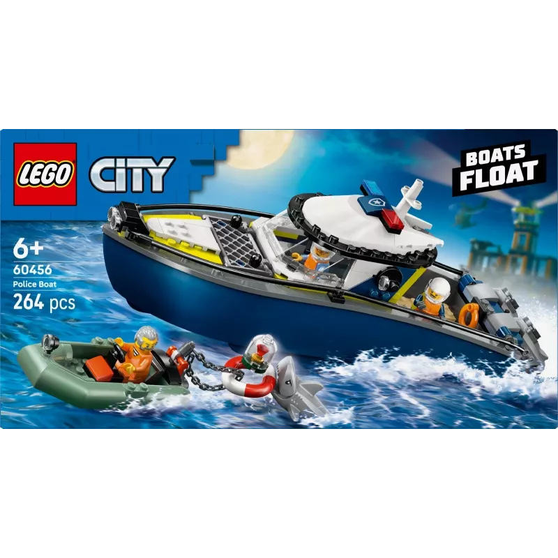 LEGO CITY 60456 Persecución en lancha de la policía