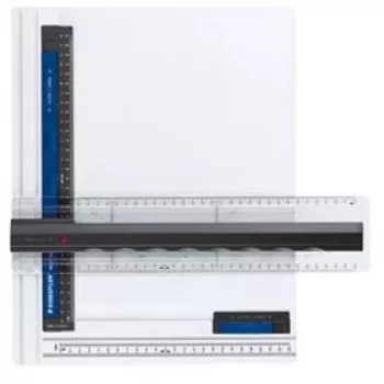 Tablero de dibujo Staedtler Mars 661 A4 negro blanco