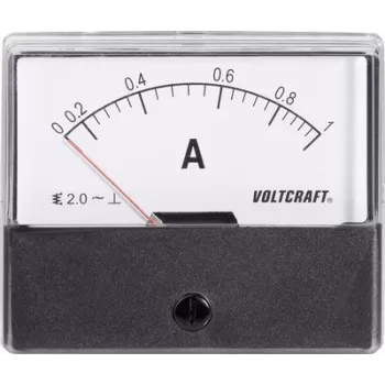 Voltcraft AM-70X60/1A Instrumento de medición empotrable AM-70X60/1A 1 A mecanismo de hierro móvil (AM-70X60/1A)