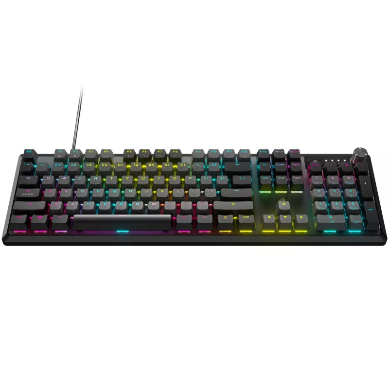 Corsair K70 CORE Teclado Gaming RGB USB QWERTZ Alemán Gris