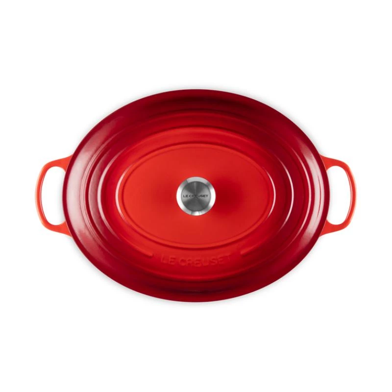 Le Creuset Signature olla ovalada rojo cereza 40cm