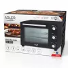 Horno de sobremesa compacto eléctrico Adler AD 6026 – capacidad 48 l, 1800 W, independiente, temporizador mecánico