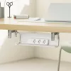 Organizador de cables/regletas bajo escritorio Maclean, carga máx. 5 kg, blanco, MC-106 W