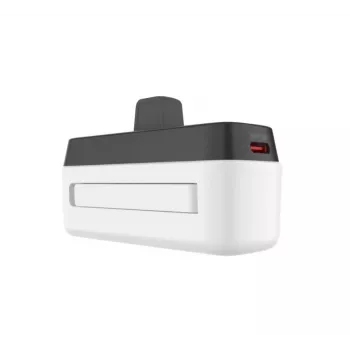 Batería externa portátil FIXED FIXZEN-5PL-WH, 5000 mAh, salida USB-C 5V/3A, 9V/2,22A, 12V/1,67A, blanca