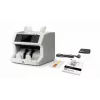 Safescan 2850 contador de billetes con detección de falsos (UV, magnético, tamaño), 1500 billetes/min, pantalla táctil, blanco