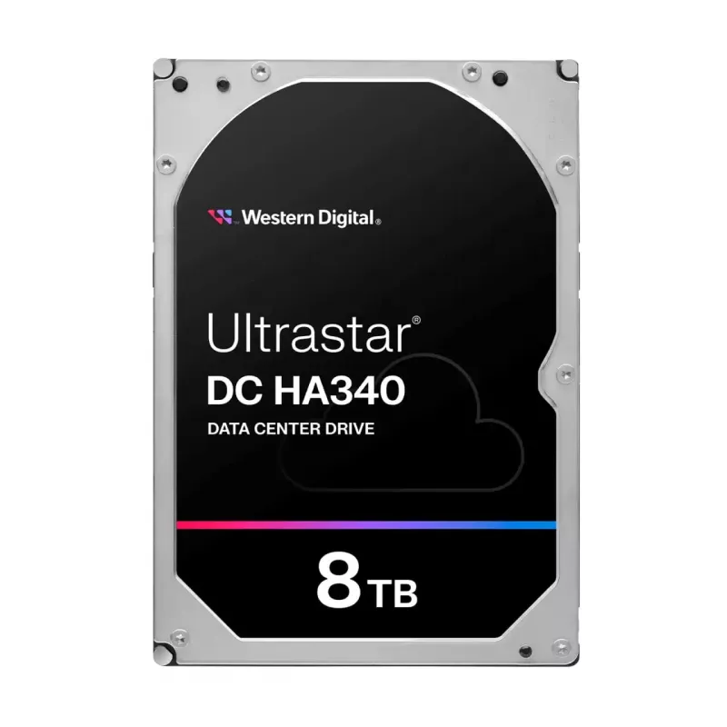 WD Ultrastar DC HA340 WUS721208BLE6L4 - Disco duro - centro de datos - 8TB - interno - 3,5 (8,9 cm) - SATA 6Gb/s - 7200 rpm - Búfer: 256MB (0B47078)