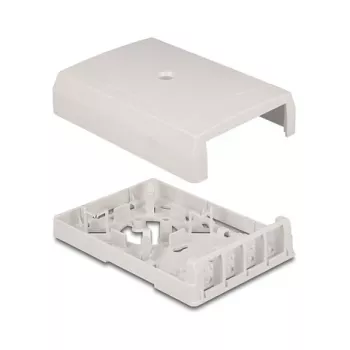 Caja de superficie Keystone DeLOCK 67053, 4 puertos, blanca