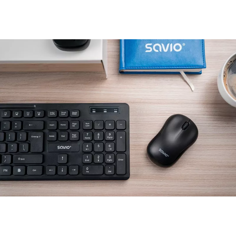 Savio KB-02 Teclado Home/Office USB QWERTY Negro