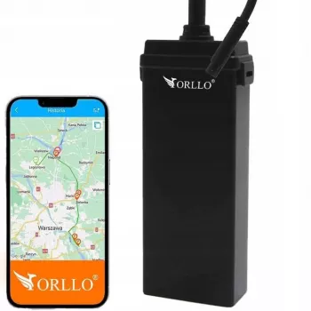 Localizador GPS ORLLO CAR TRACK 4G con conectividad GSM, modelo 46039