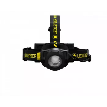 Linterna frontal Led Lenser H15R Work negra amarilla