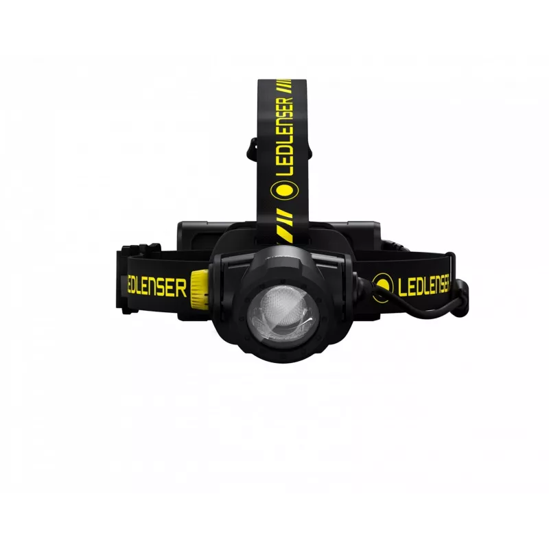 Linterna frontal Led Lenser H15R Work negra amarilla