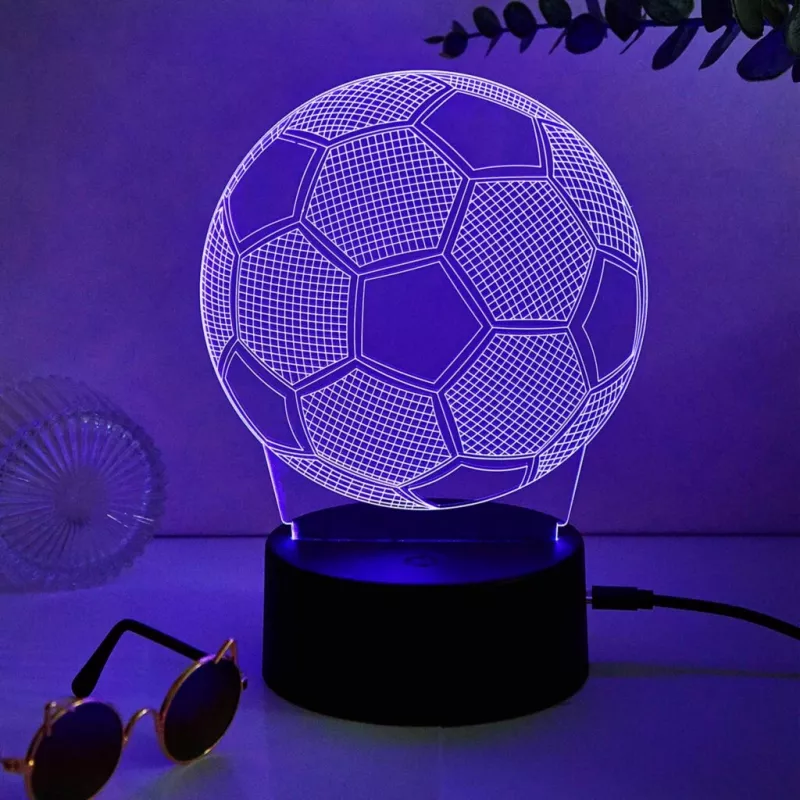 Lámpara de mesa MANTA SNL124RGB esferas de decoración de luz RGB 3D, LED con cambio de color, iluminación decorativa