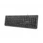 Teclado NATEC TROUT SLIM USB, distribución US, negro