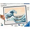 Set de pintura Ravensburger CreArt ART Collection La gran ola de Hokusai 23690 — Set artístico de pintar por números