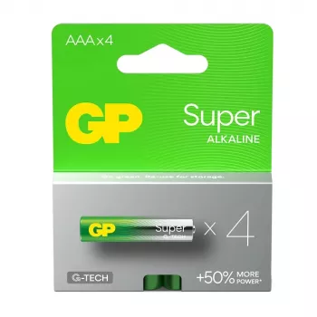 Pilas alcalinas LR03 /SSS GP Super pack de 4