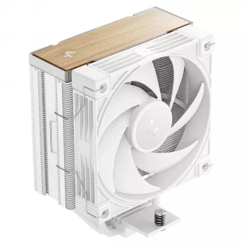 Disipador de aire DeepCool AK400 G2 WH, ventilador de 120 mm, presión de aire máx. 3,33 mmH₂O, 92×132×156 mm, blanco