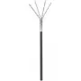 Wentronic goobay - cable a granel - 100,0 m - par trenzado no apantallado con lámina (F/UTP) - CAT 5e - hilo flexible - negro (57295)