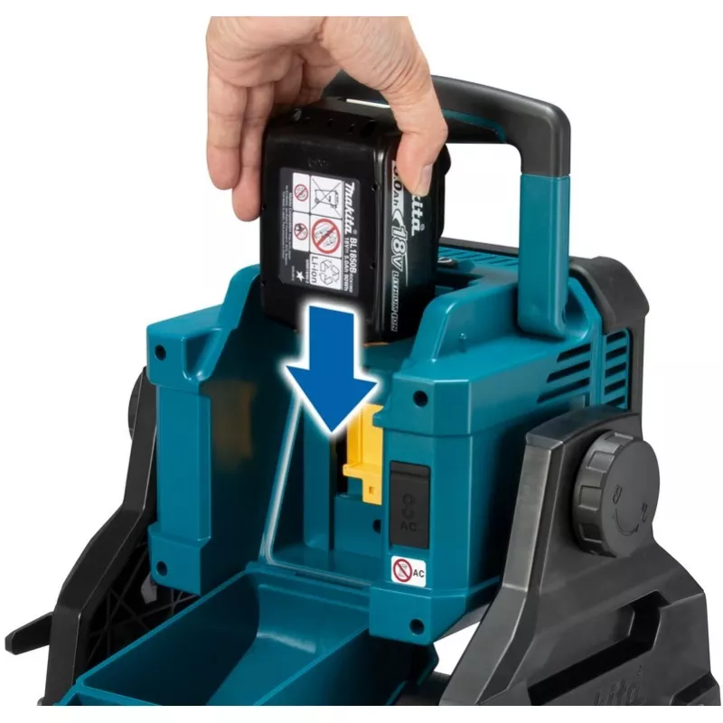 MAKITA LÁMPARA 18V/14,4V DML811 LED 1800lx/3000lm +FUENTE DE ALIMENTACIÓN