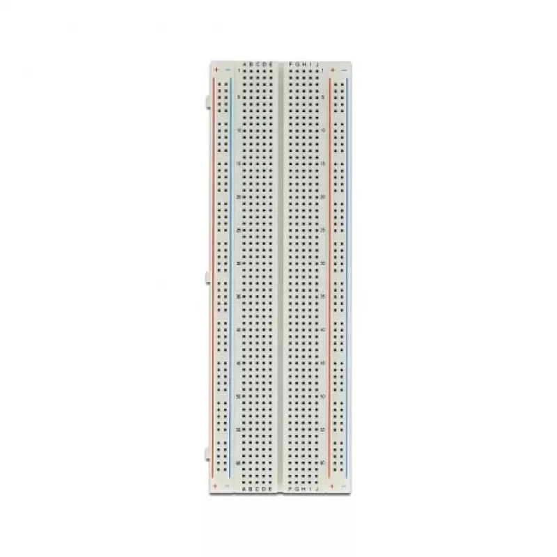 Breadboard DELOCK 18313 — placa de prototipado sin soldadura, plástico, 55×165×9 mm, blanco