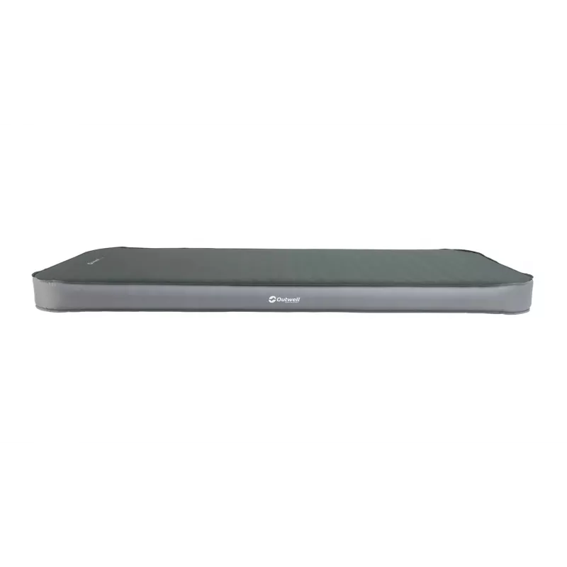 Colchón individual Outwell Dreamboat Single – poliéster, 810×2070×120 mm, verde/gris