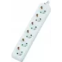 Regleta de alimentación Dexlan 994910 4m 6 tomas de corriente para interior blanca