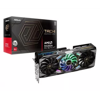 ASRock Radeon RX 9070 XT TC 16GB GDDR6 PCIe 5.0 Tarjeta gráfica
