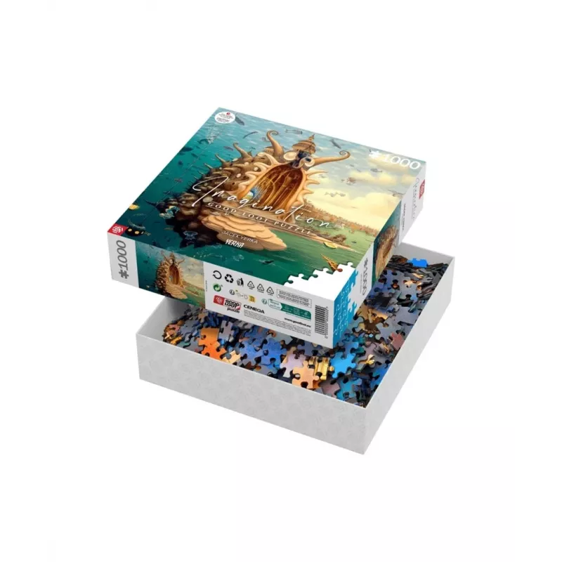 Puzzle Good Loot Cenega Imagination 1000 piezas, ancho 680 mm, arte