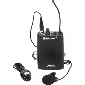 Transmisor inalámbrico Omnitronic 863–865 MHz modelo 13106979 para sistemas de audio